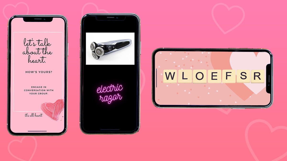 Phone-Friendly Small Group Valentine Bundle image number null